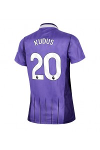 Tottenham Hotspur Mohammed Kudus #20 Fotballdrakt Tredje Klær Dame 2026-27 Korte ermer